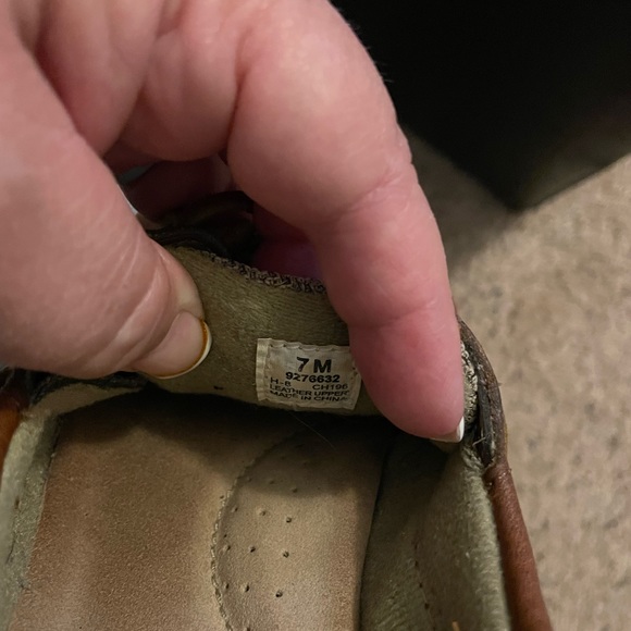 Sperry top-spider boat shoes - size 7M - camel brown color - Picture 2 of 4